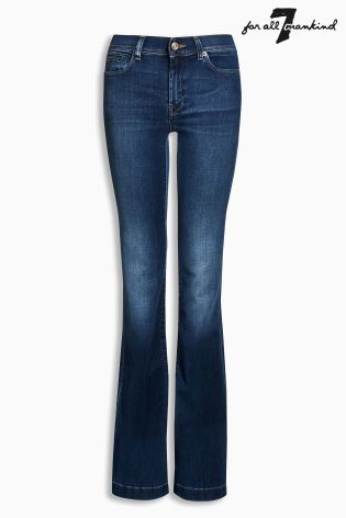 Mid Wash 7 For All Mankind Charlize Flare Jean